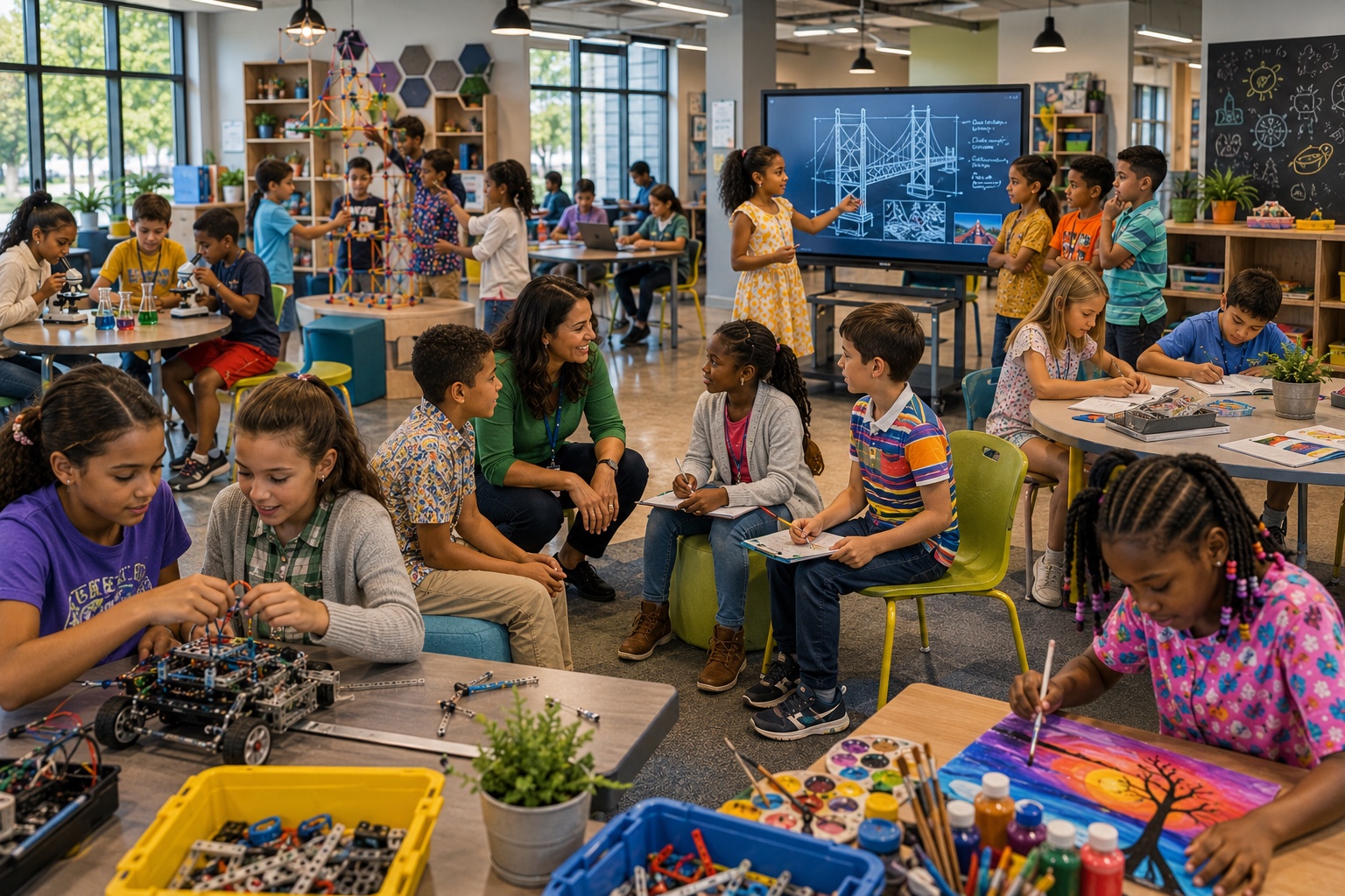 Elementary students discovering purpose through exploration — The Kaiden Project founder vision